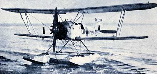 大日本帝国海軍連合艦隊の航空機【九〇式水上初歩練習機】